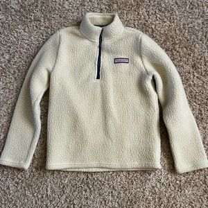 Vineyard Vines Fleece Zip Up Pullover-Size L (16)